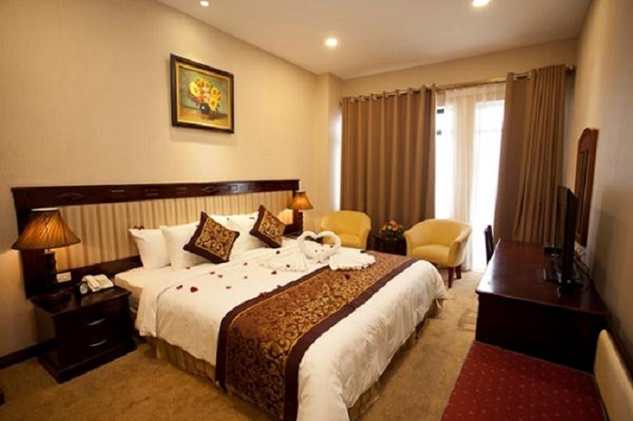Phòng nghỉ của khách sạn Cao Nguyên Hà Giang