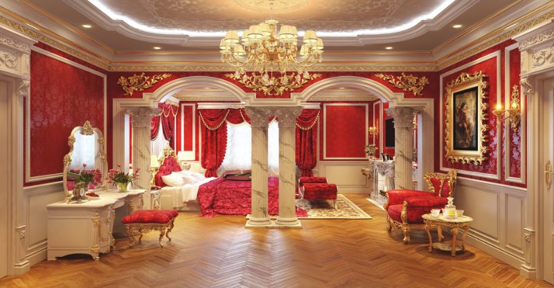 Phong cách thiết kế nội thất tân cổ điển ra đời từ trào lưu tân cổ điển và thống trị châu u suốt 2 thế kỷ 18 và thế kỷ 19