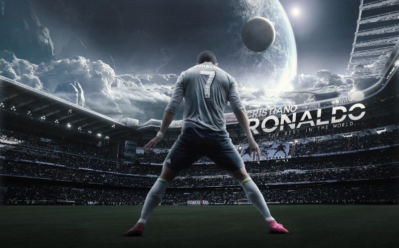 Hình Ronaldo - Vóc dàng điển trai và hào hùng hút hồn fan