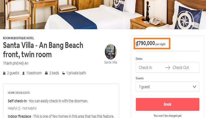 Mô tả phòng trên Airbnb có giá trị